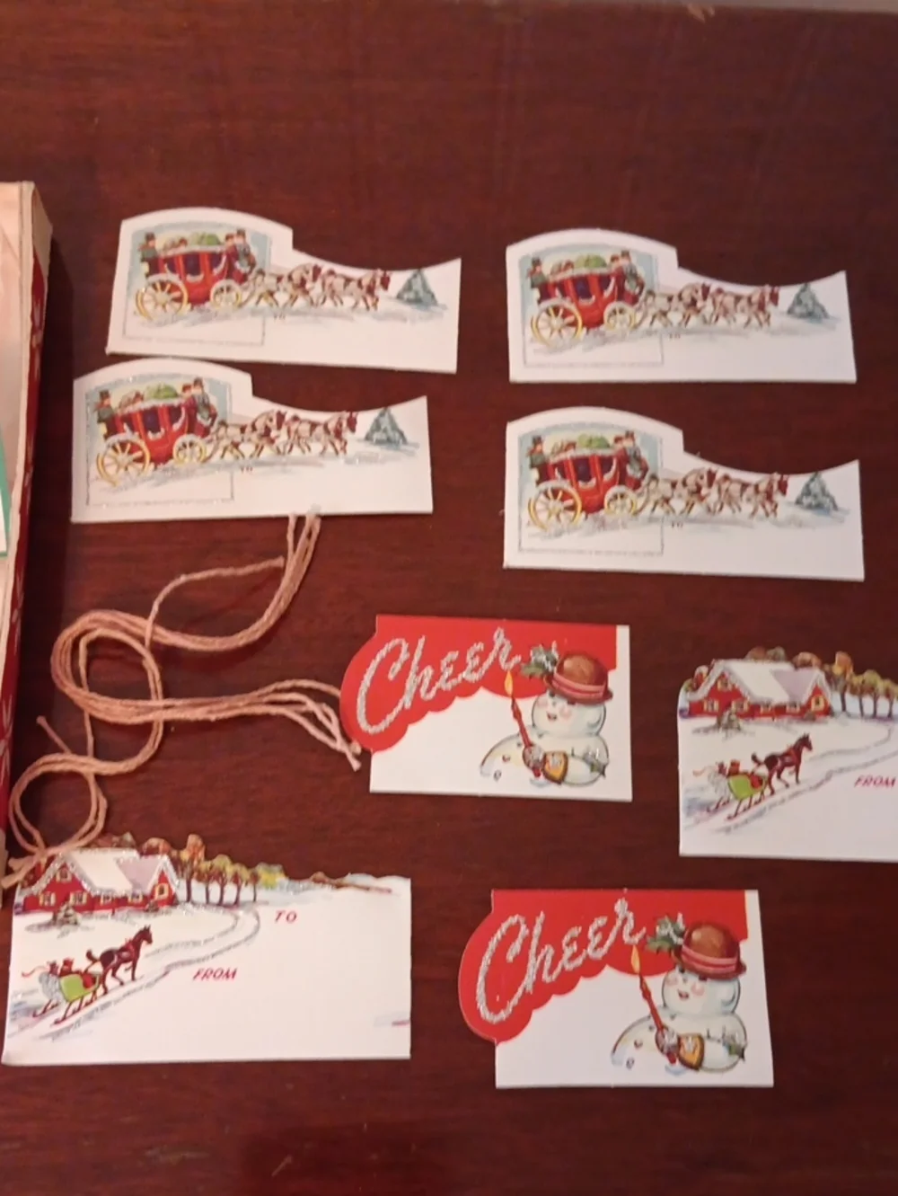 8 Vintage Gift Tags